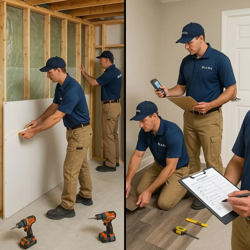 Repairs and Reconstruction process in Ellisburg, NJ